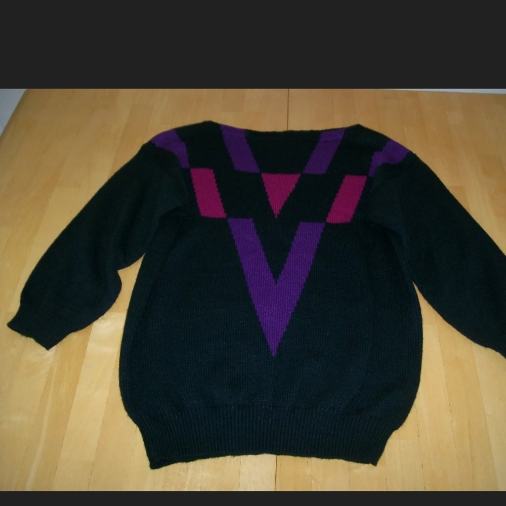 True Vintage 1980's Slouchy Knit Sweater Womens